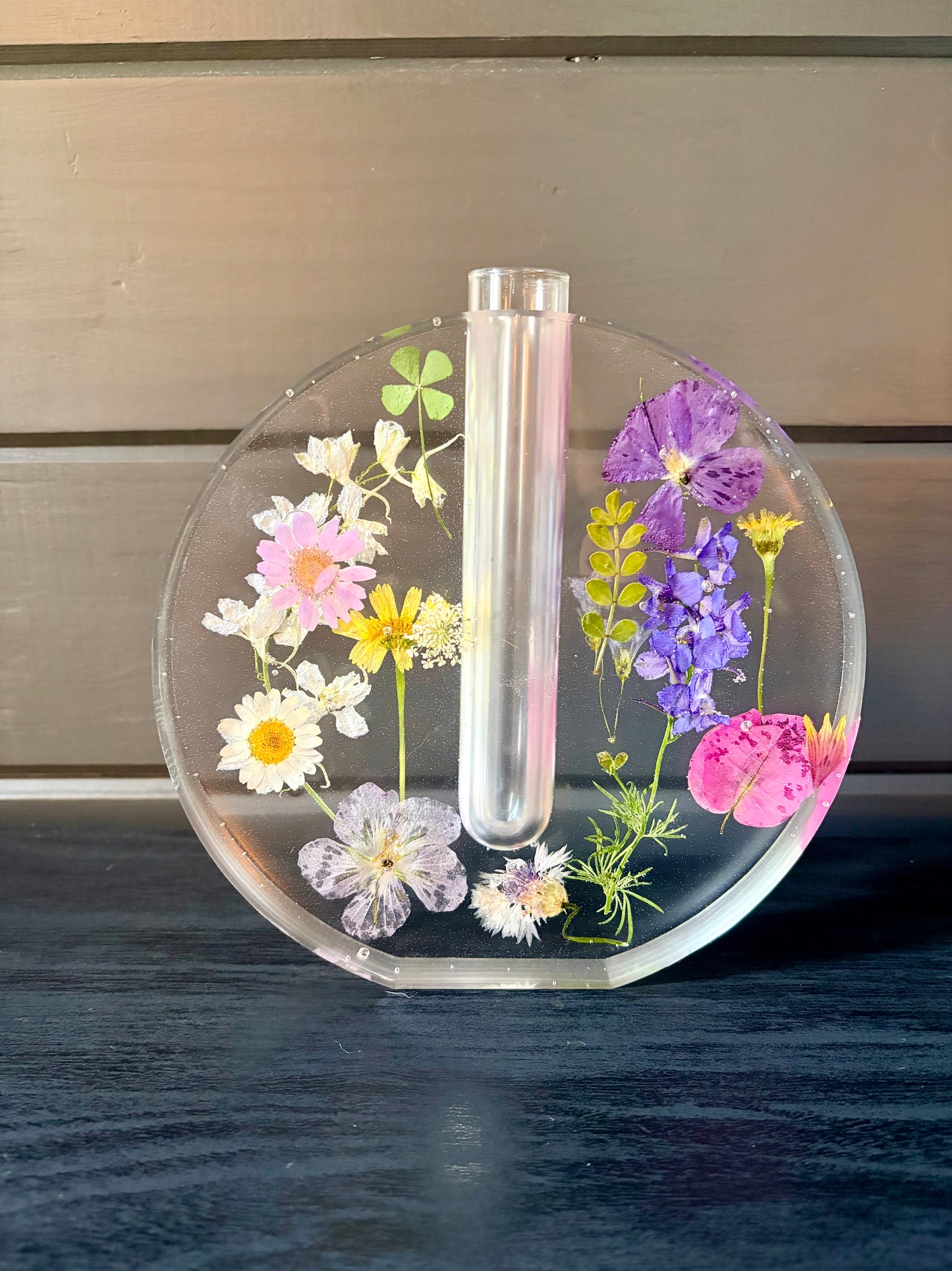 Floral Vase + Glass Tube
