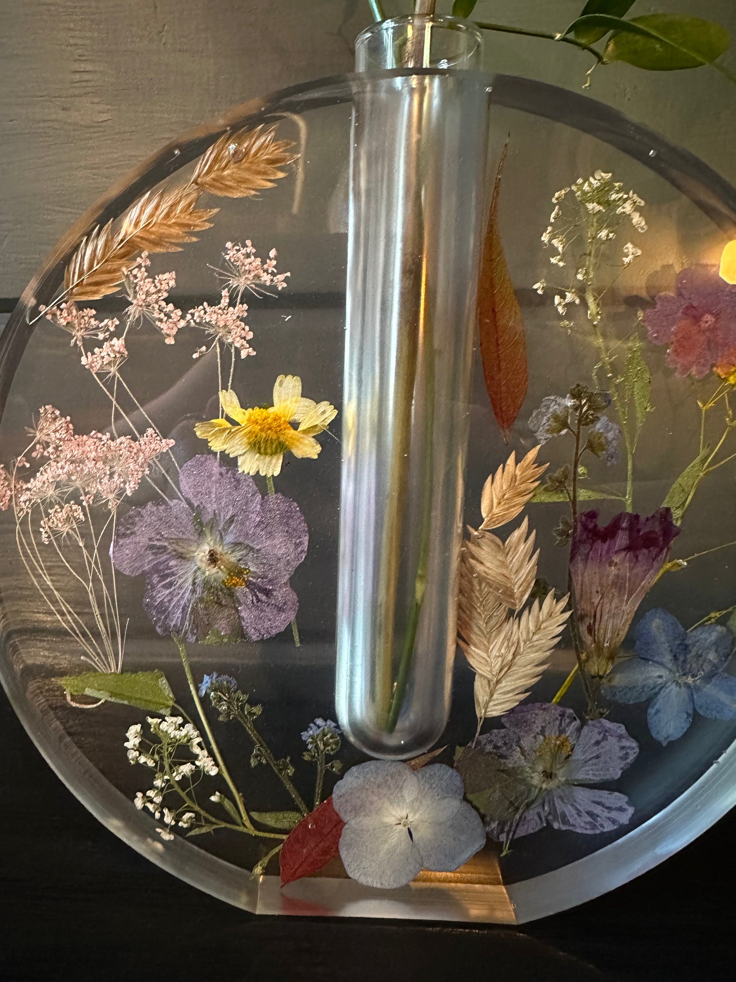 Floral Vase + Glass Test Tube