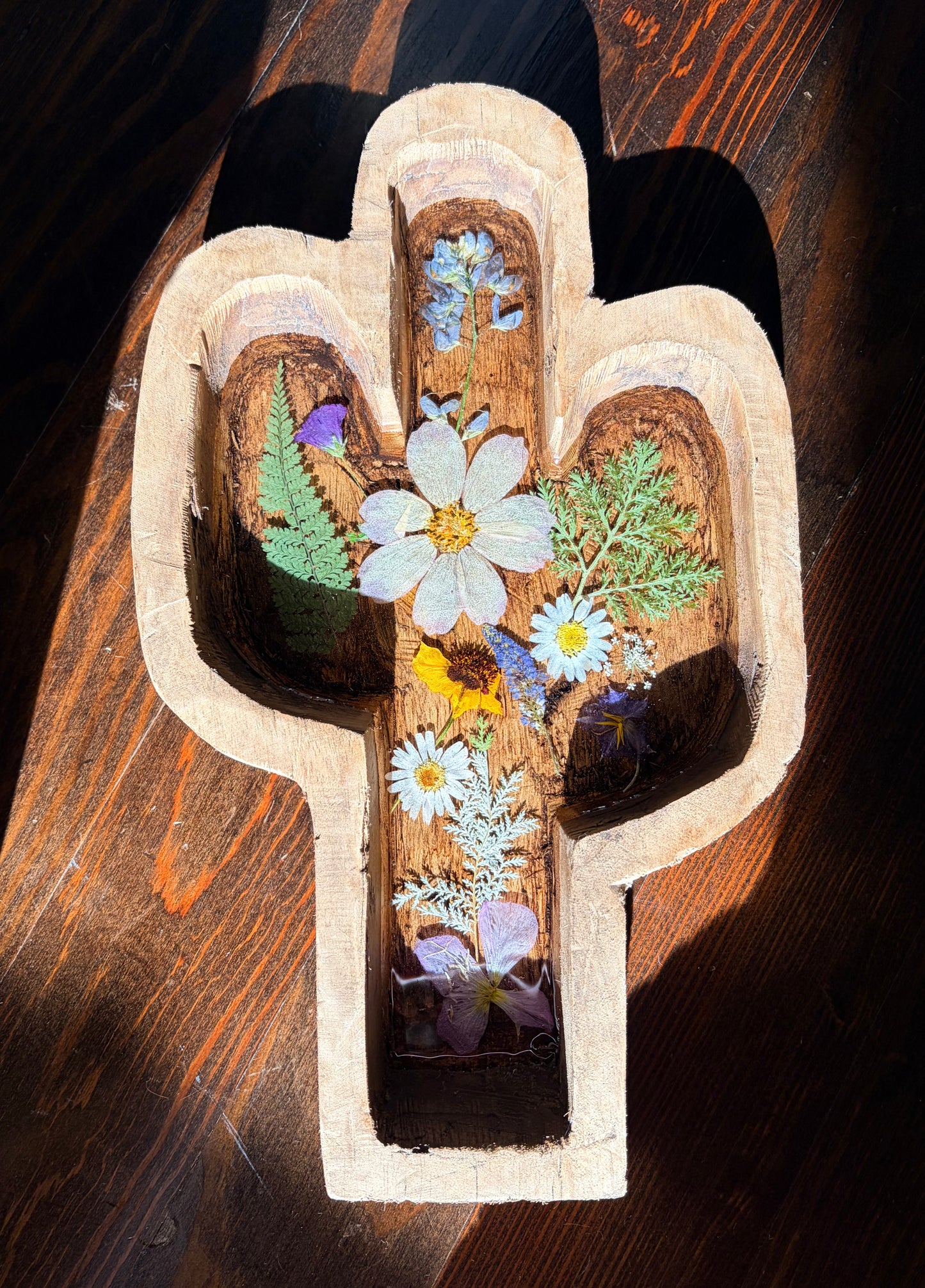 Cactus Wood Bowl