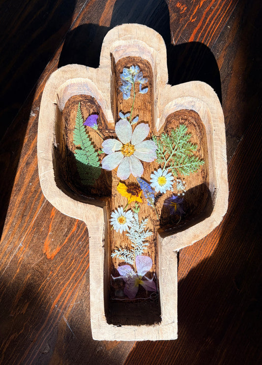 Cactus Wood Bowl