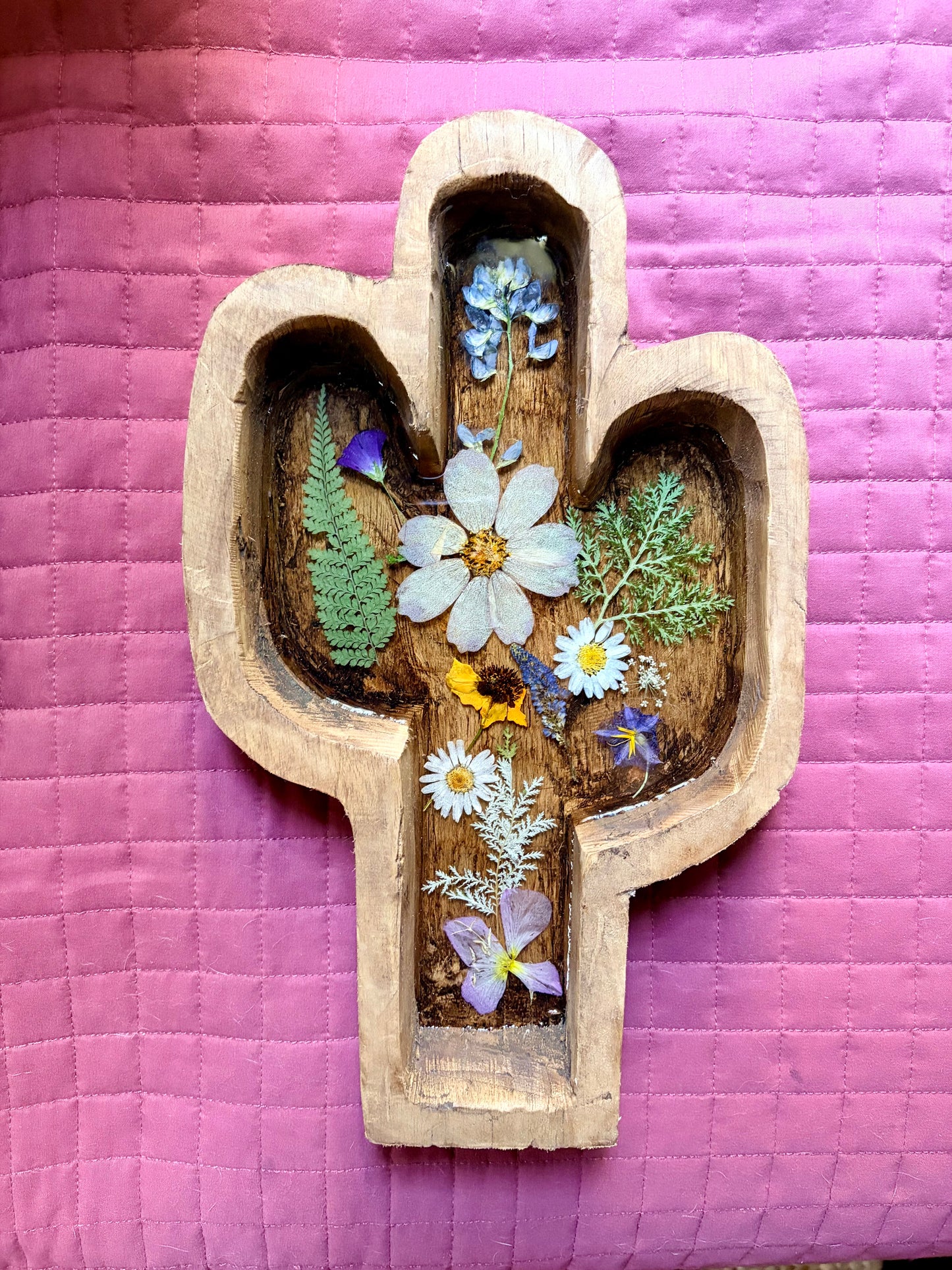 Cactus Wood Bowl
