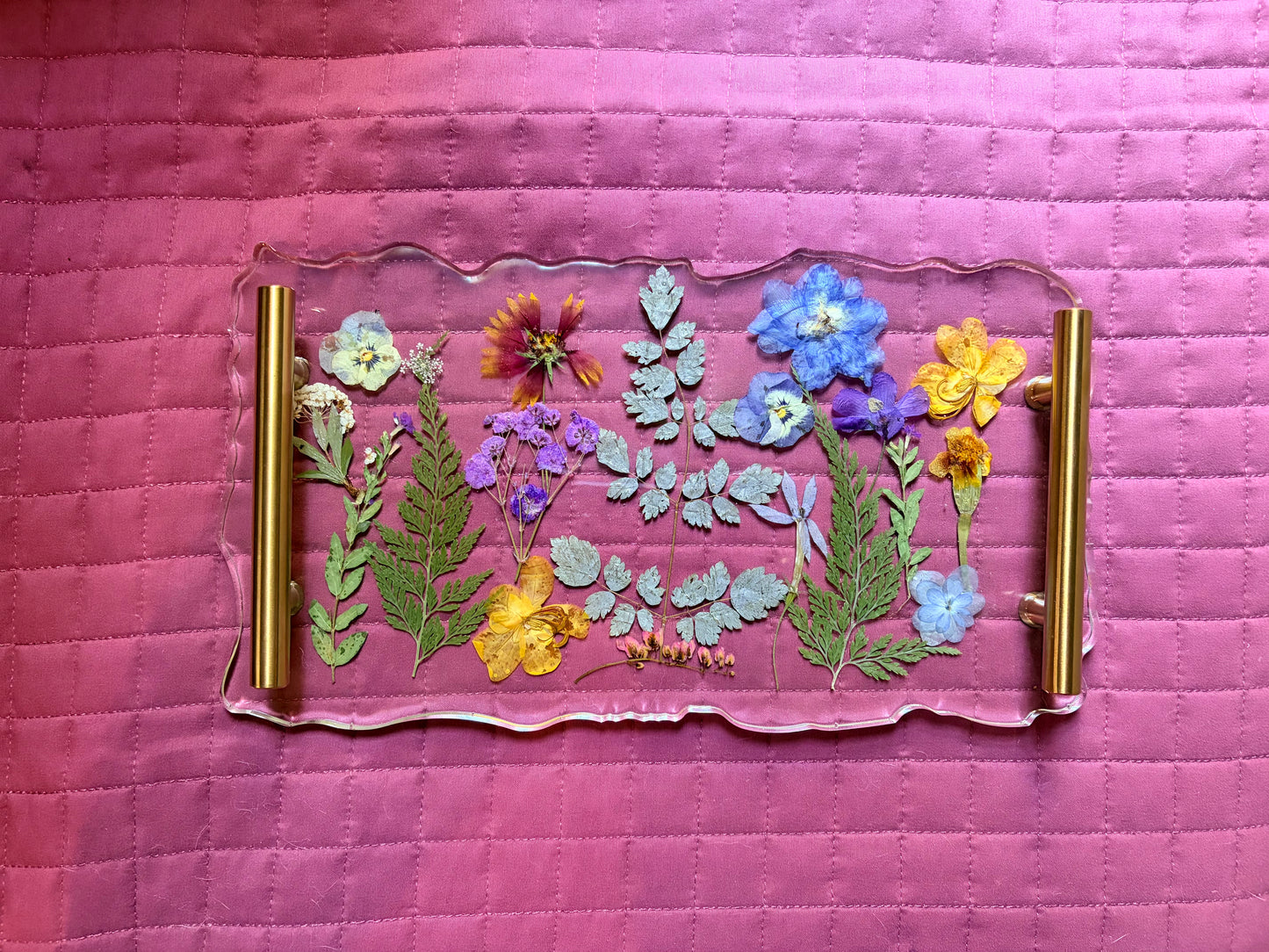 Gold Resin Tray