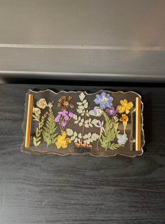 Gold Resin Tray