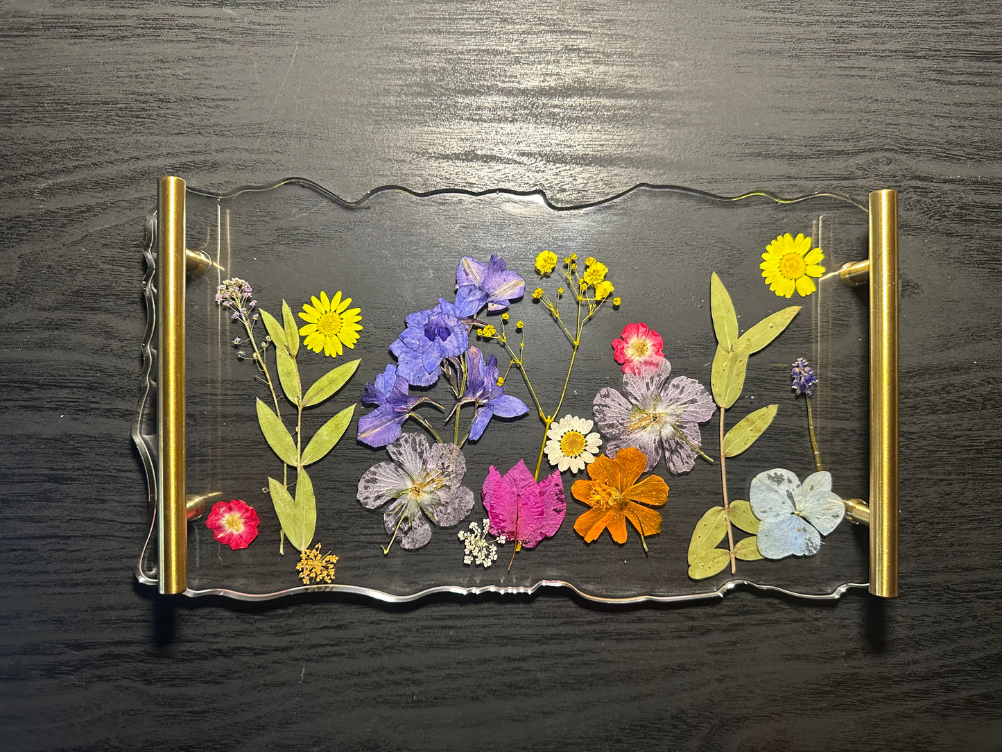 Gold Resin Tray