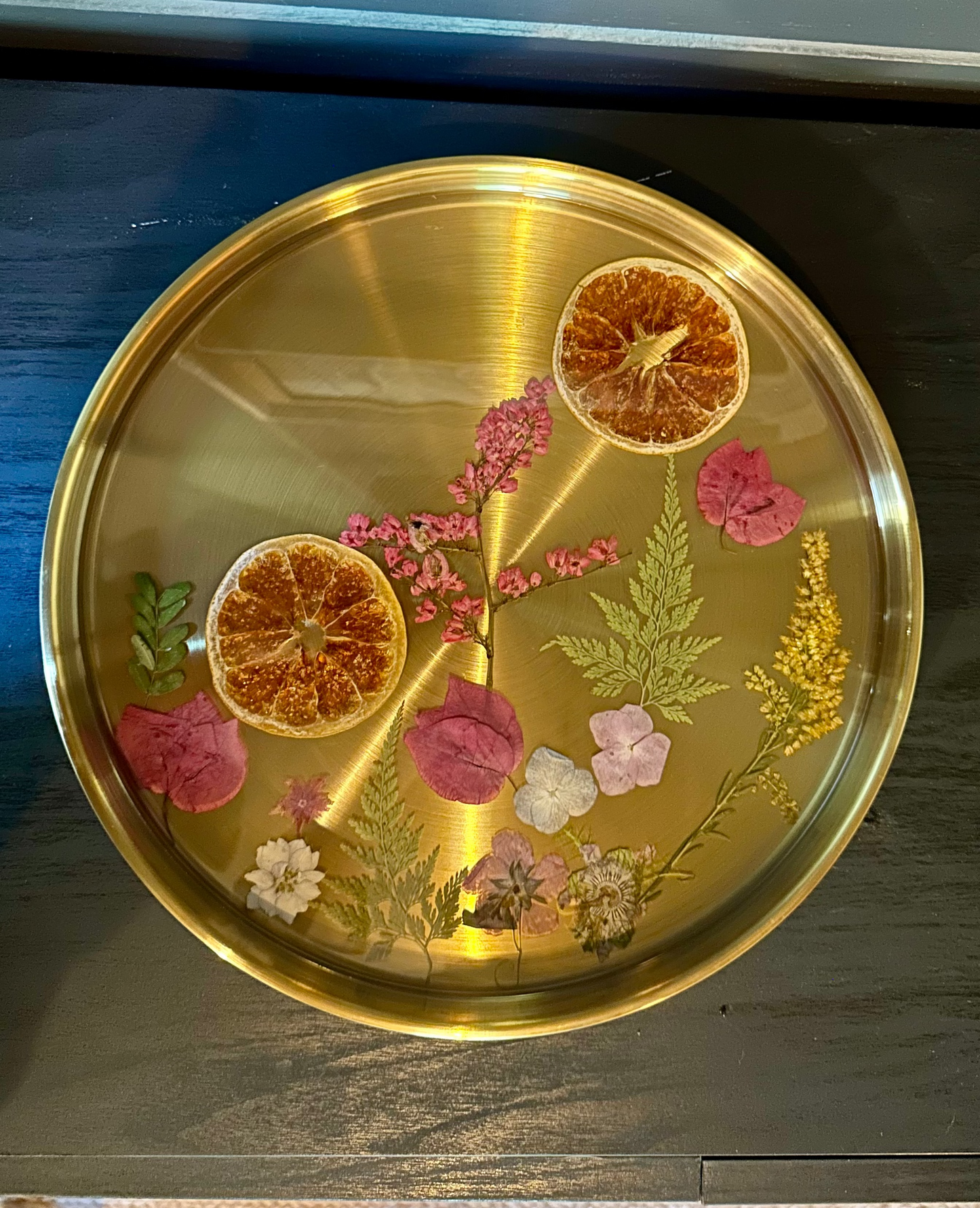 12 inch Gold Serving Tray
