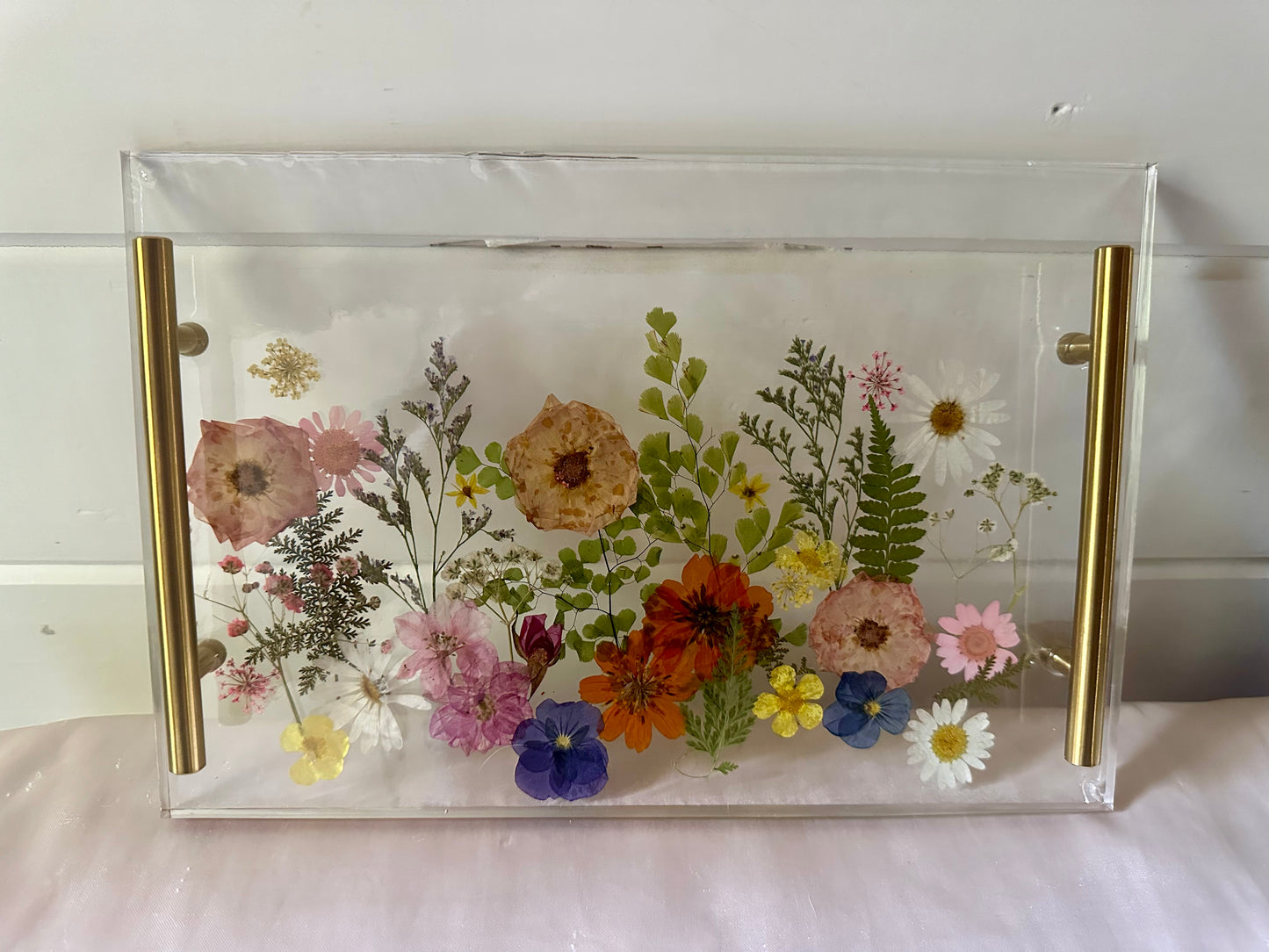 Floral Resin Tray