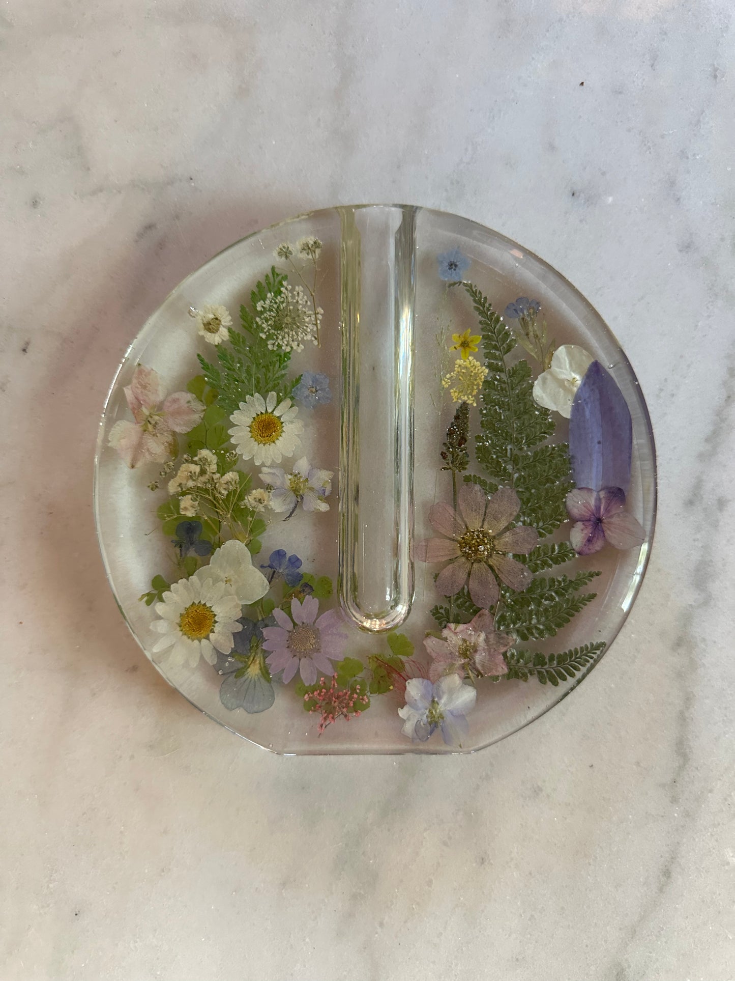 Round Test Tube Floral Vase