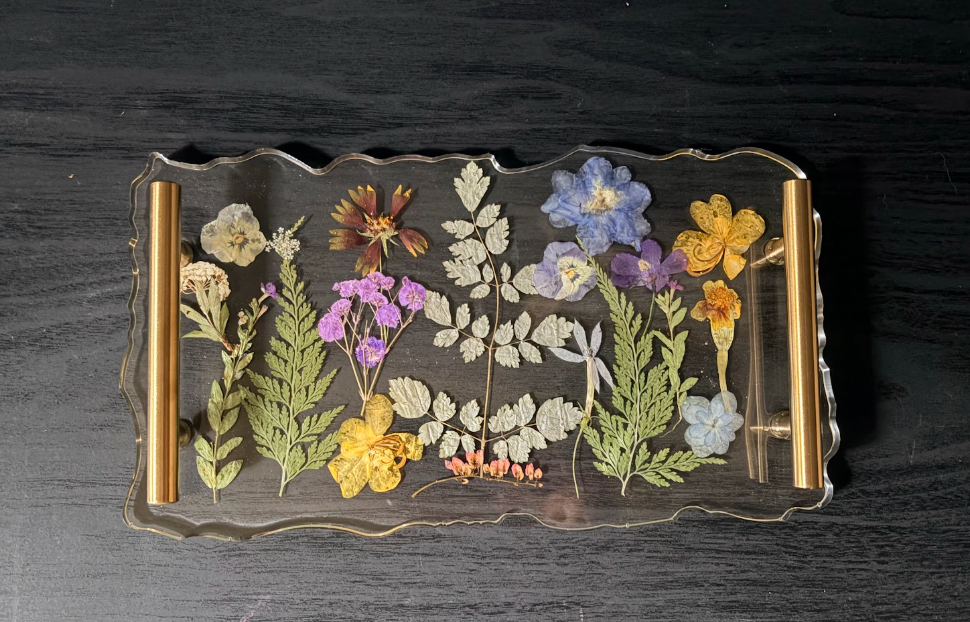 Gold Resin Tray